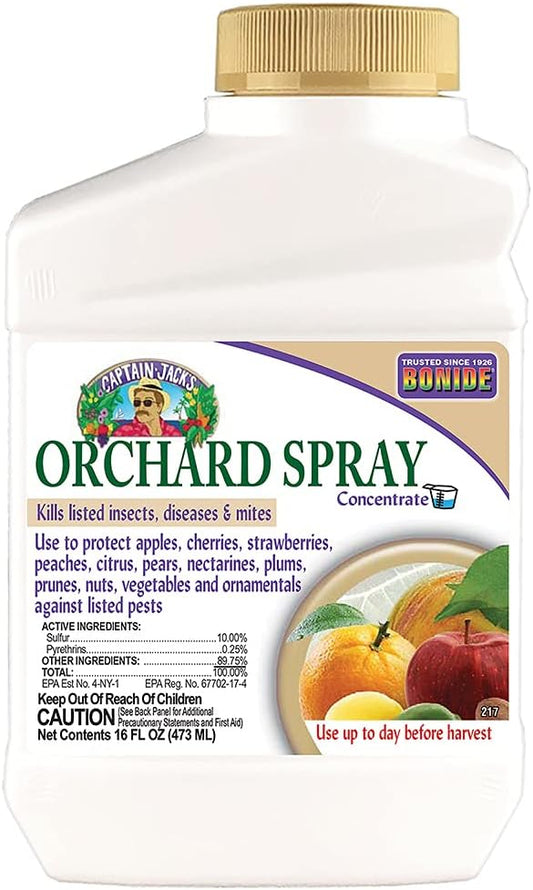 Bonide (BND217) - Citrus, Fruit and Nut Orchard Spray, Insecticide Concentrate (16 oz.)