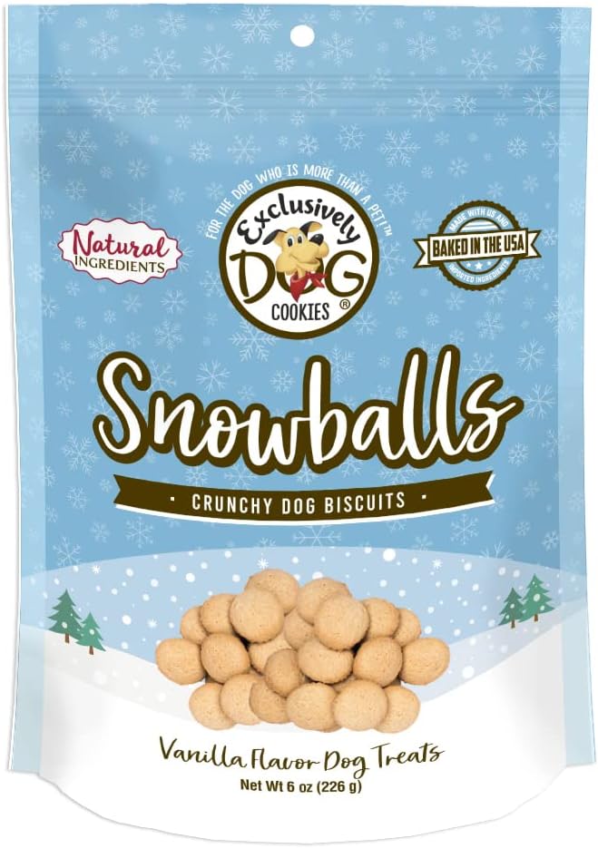 Exclusively Pet Snowballs Vanilla Flavor Dog Treats