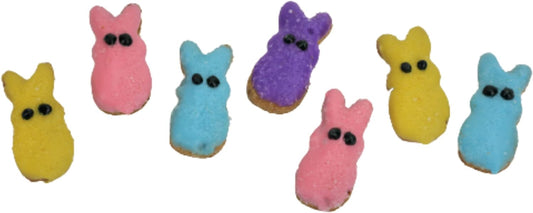 Midlee Colorful Bunny Easter Dog Treats Gift Box - Set of 7