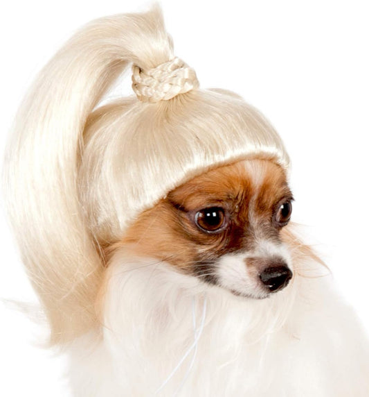 BLONDE PIGTAIL WIG - Small/Medium