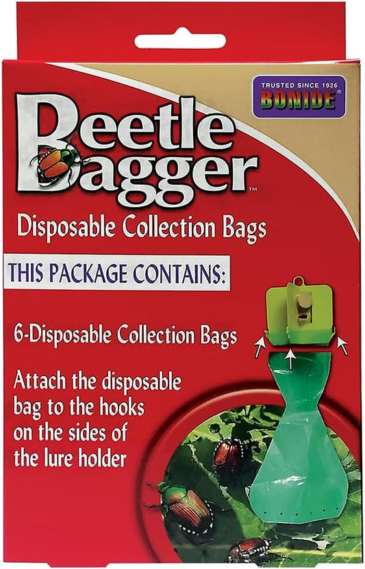 Bonide Japanese Beetle Bagger Trap Bag, Pack of 6