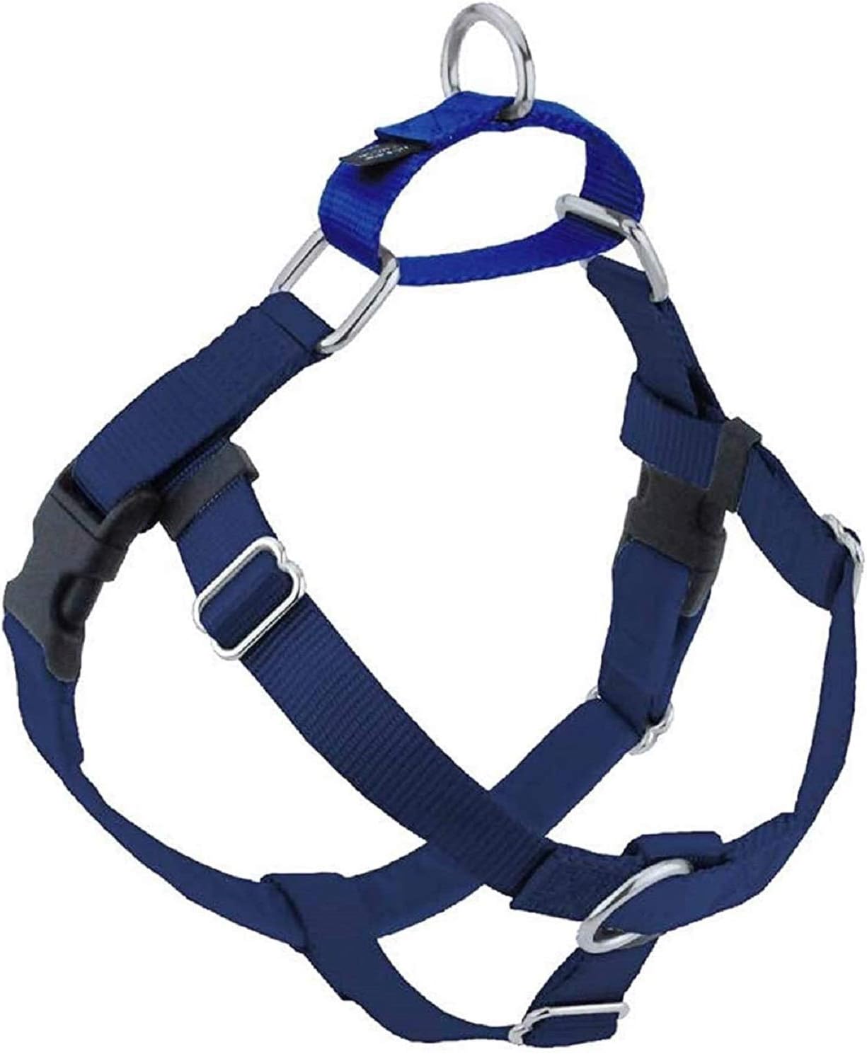 2 Hounds Design Freedom No Pull Dog Harness 1" Medium Navy