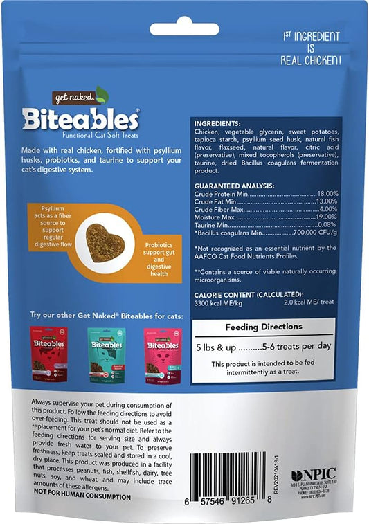 Get Naked Biteables Cat Digestive Plus Treats - 3oz