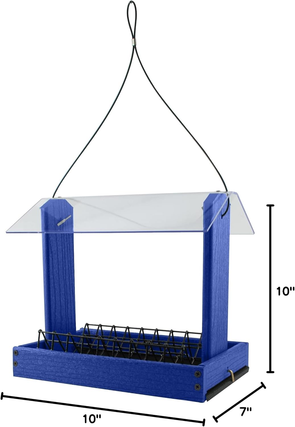 Woodlink Blue Going Green 4-In-1 Cylinder Bird Feeder