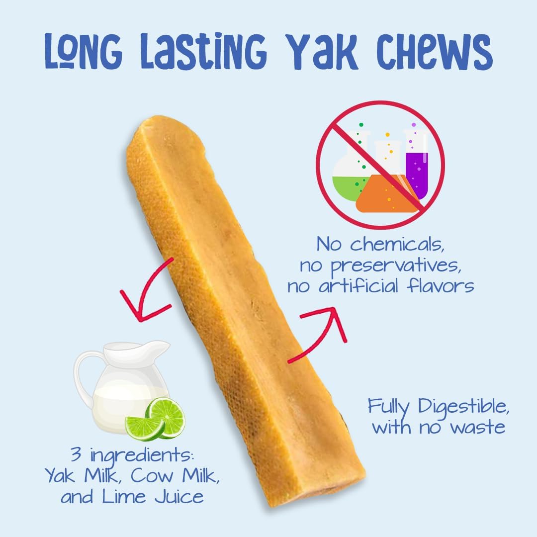 Yeti Dog Chew Medium Dog Chews Treats- Medium, 5 oz