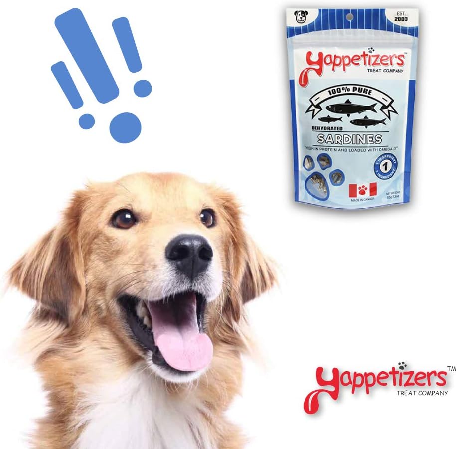 Yappetizers Treat Company Sardines Dehydrated Dog Treat - 3oz