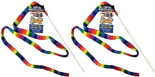 Cat Dancer Rainbow Cat Charmer, 2 Pack