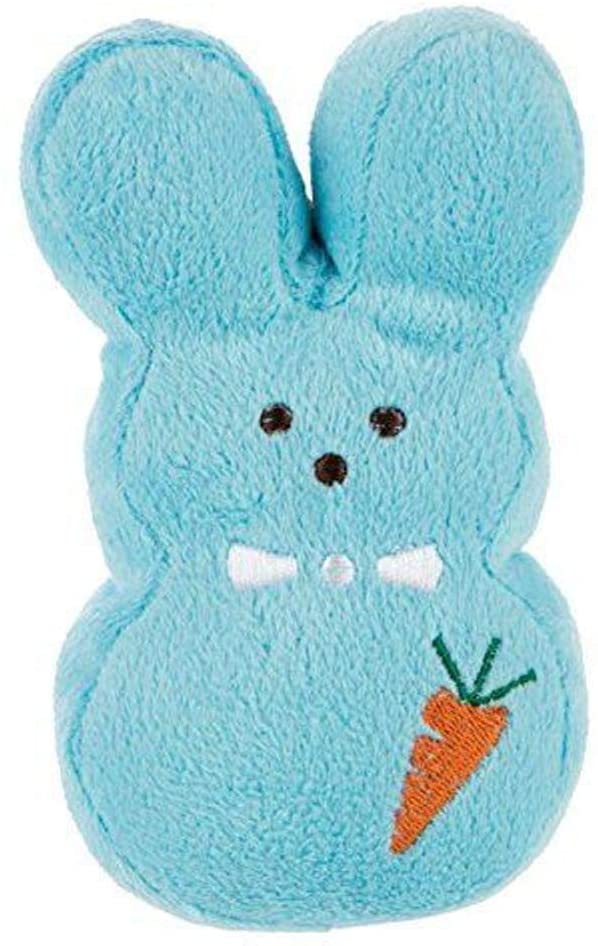 Peeps Plush Bunny Squeaky Toy (Blue)