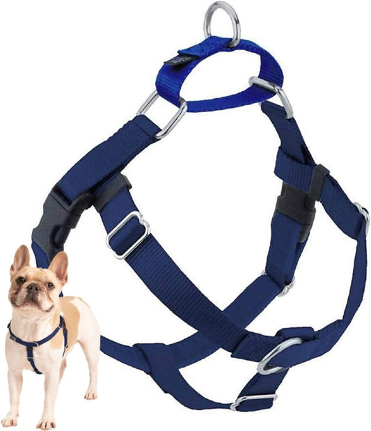 2 Hounds Design Freedom No-Pull Dog Harness ONLY, Large 1", Navy Blue