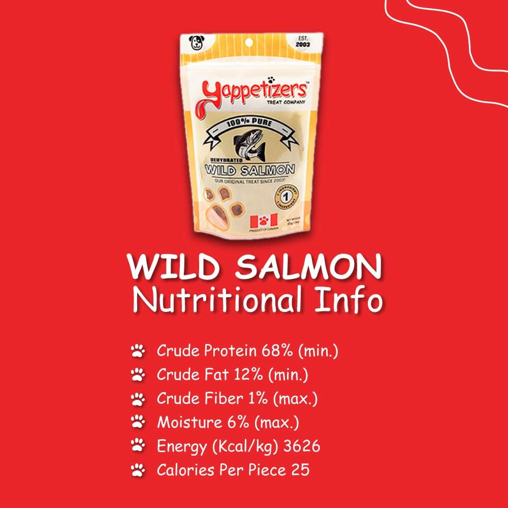Yappetizers Treat Company wild salmon - 3oz