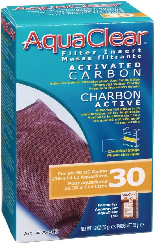 Aquaclear Activated Carbon Filter Inserts - (10-30 Gallon)