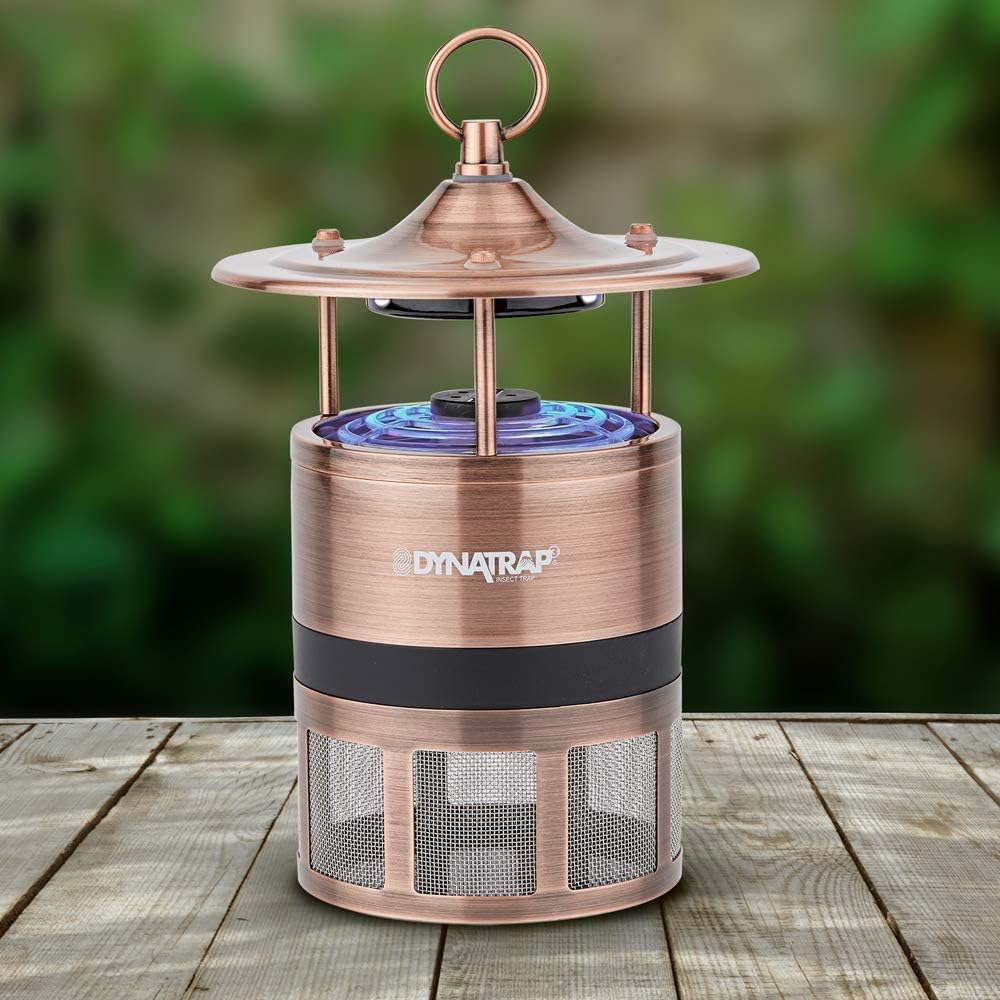 DynaTrap DT600AC Outdoor Insect Trap Mosquito Repellent, 1/4 Acre, Antique Copper