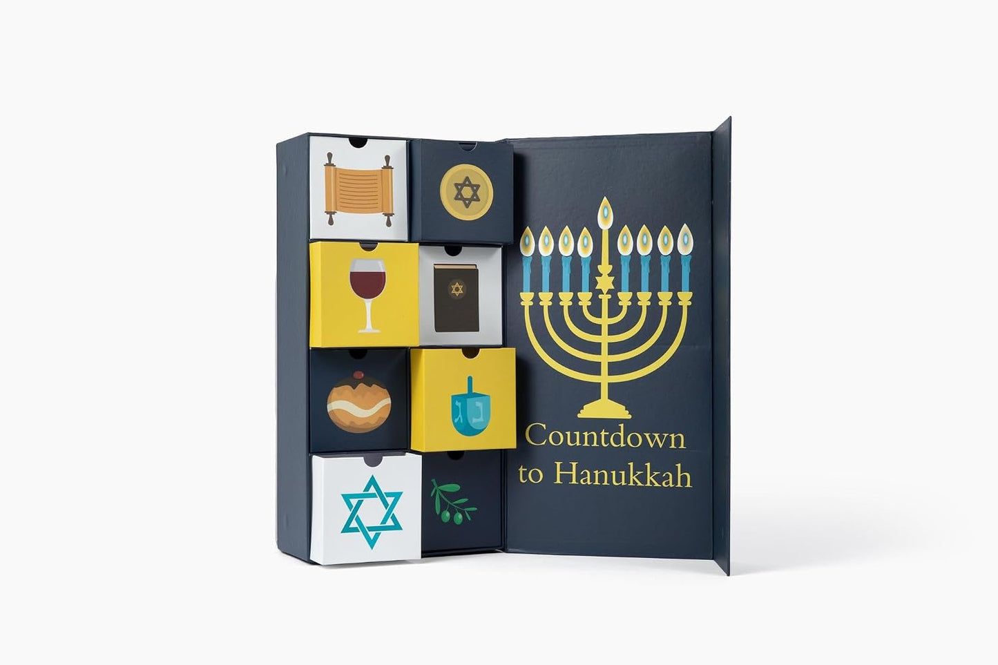 Countdown To Channukkah Calendar- 8 Nights- Reusable- Family & Pets