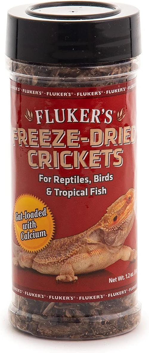 Flukers Freeze-Dried Crickets Gut Loaded with Calcium Pet Food - 1.2 oz