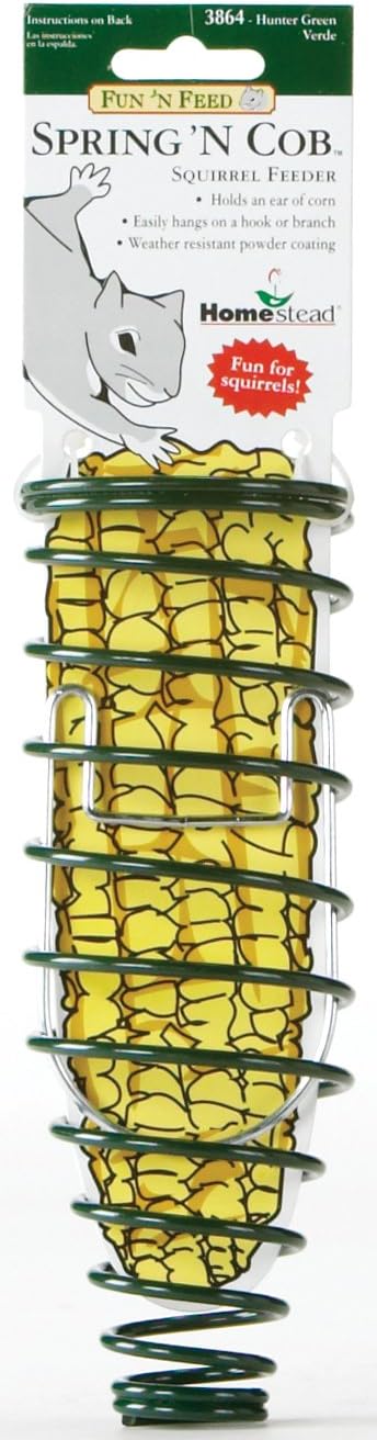 Homestead Spring 'N Cob Squirrel Feeder - 3864