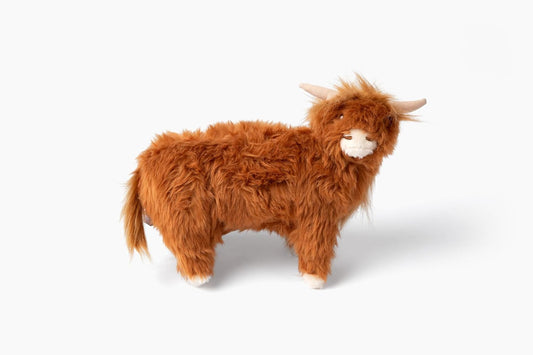 Midlee Standing Highland Cow Dog Toy