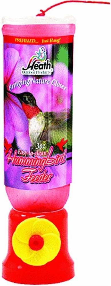 Heath Outdoor Products Red/Yellow Mini Hummingbird Feeder - 2.3 Ounce