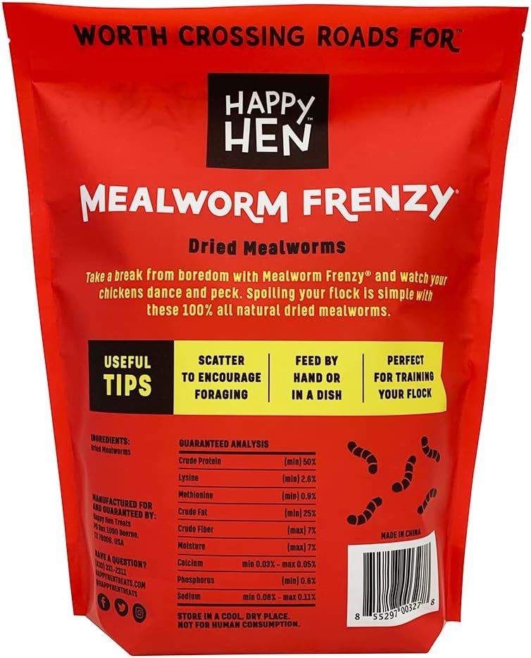 Happy Hen Treats Mealworm Frenzy - 30 Ounce