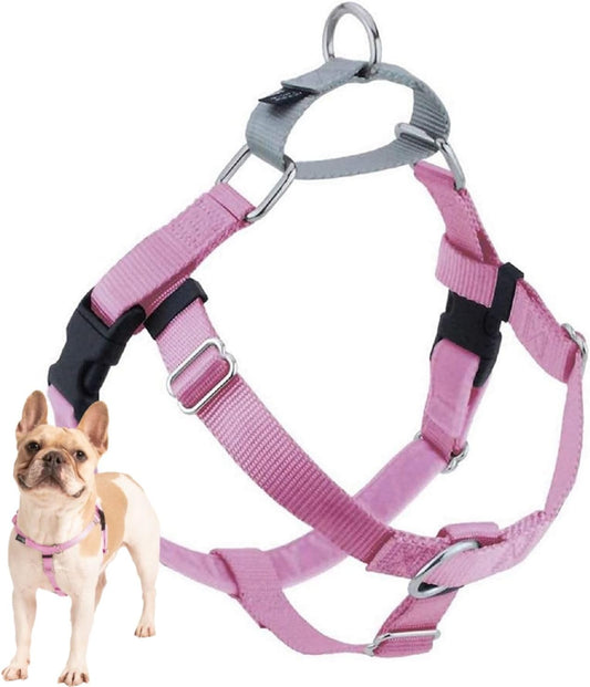 2 Hounds Design Freedom No-Pull No Leash Harness Only, 1-Inch, Large, Rose