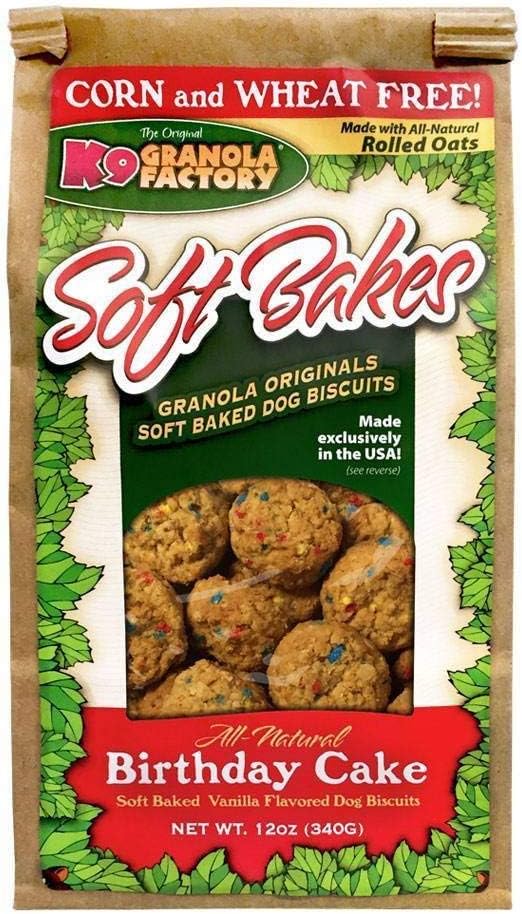 K9 Granola Factory K900334 Soft Bakes Birthday Cake, 12 oz
