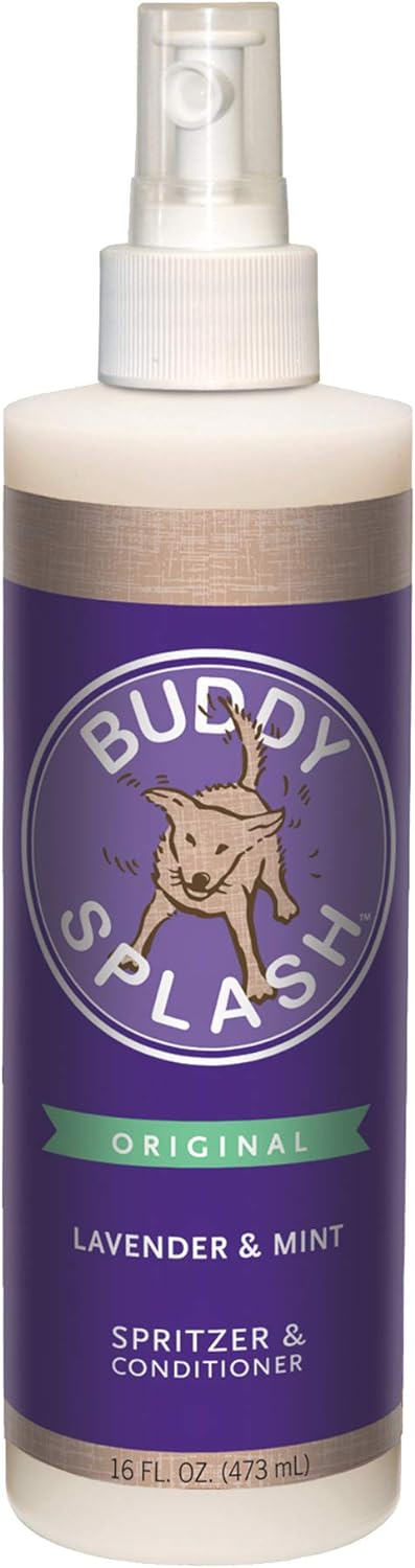 Buddy Biscuits Splash Dog Deodorizer & Conditioner - Lavender & Mint (16 oz)