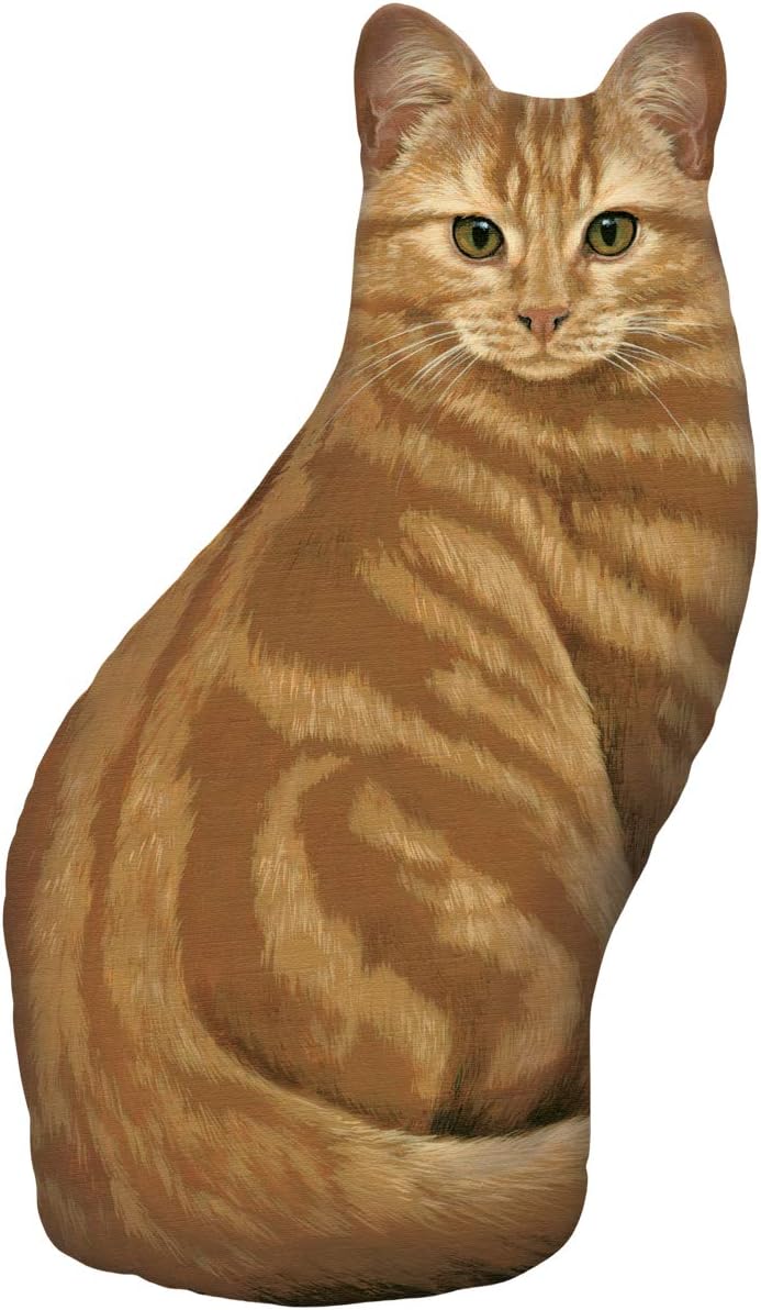 Fiddler's Elbow Orange Tabby Cat Door Stop