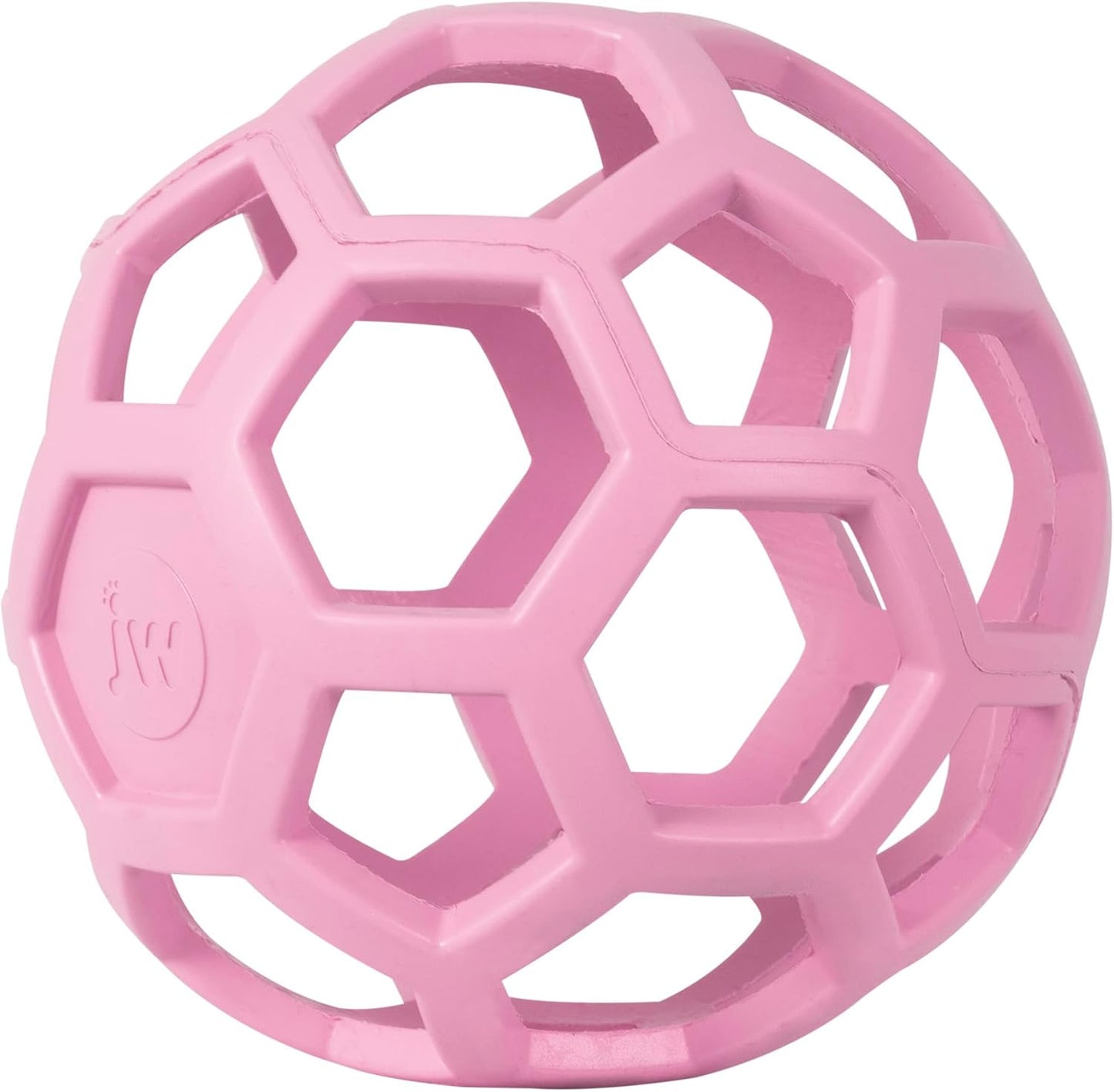 JW Pet Hol-ee Roller Rubber Dog Toy - Large(5.5" Diameter) Pink