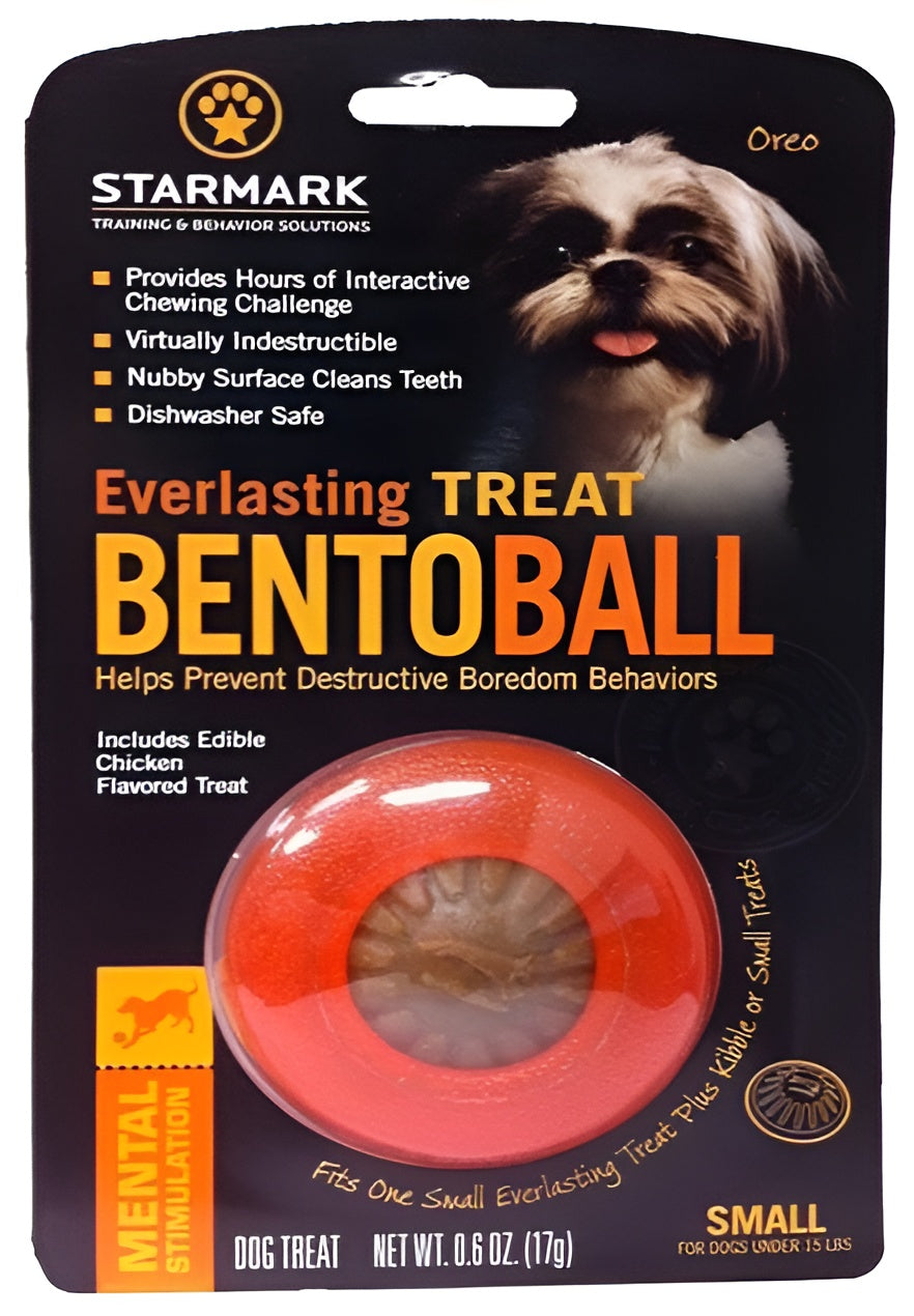 Starmark Everlasting Treat Bento Ball Tough Dog Stimulated Toy - Small(under 15 pounds)