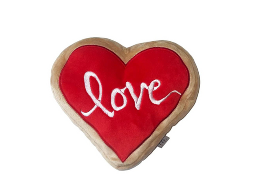 Midlee Red Heart Love Sugar Cookie Plush Toy
