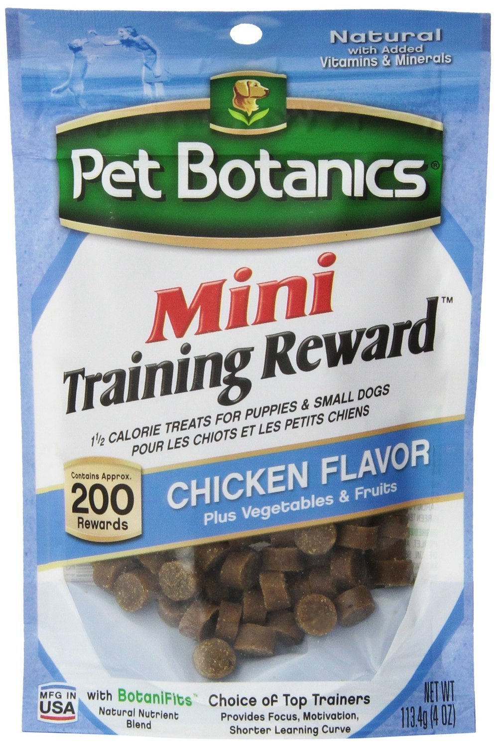 3-Pack Pet Botanics Variety Flavor Bundle Mini Reward Treats for 12 Total oz