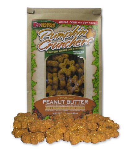 Pumpkin Crunchers Dog Treat Peanut Butter 14oz