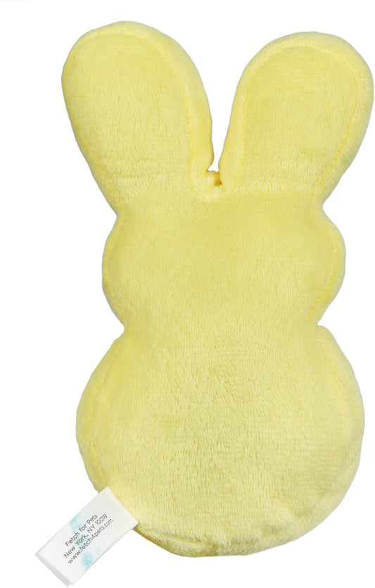 Peeps for Pets Dress Up Plush Bunny Toys for Dog - Yellow