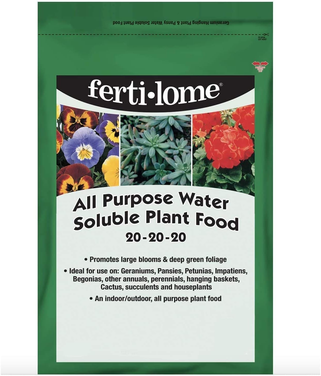 Fertilome 11722 All Purpose 20-20-20 Water Soluble Plant Food - 3 lbs.