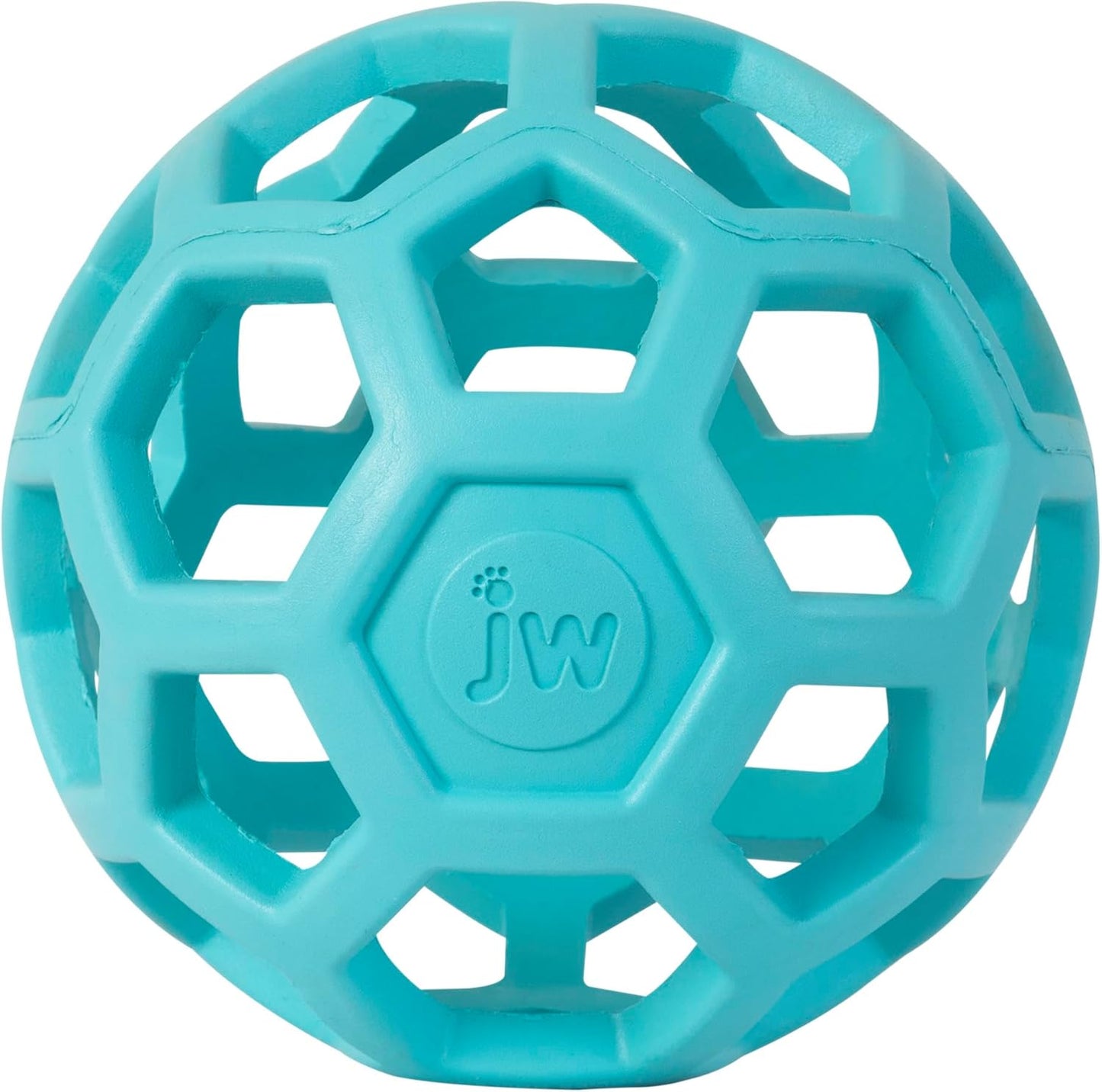 JW Pet Hol-ee Roller Rubber Dog Toy - Medium(4.5" Diameter) Blue