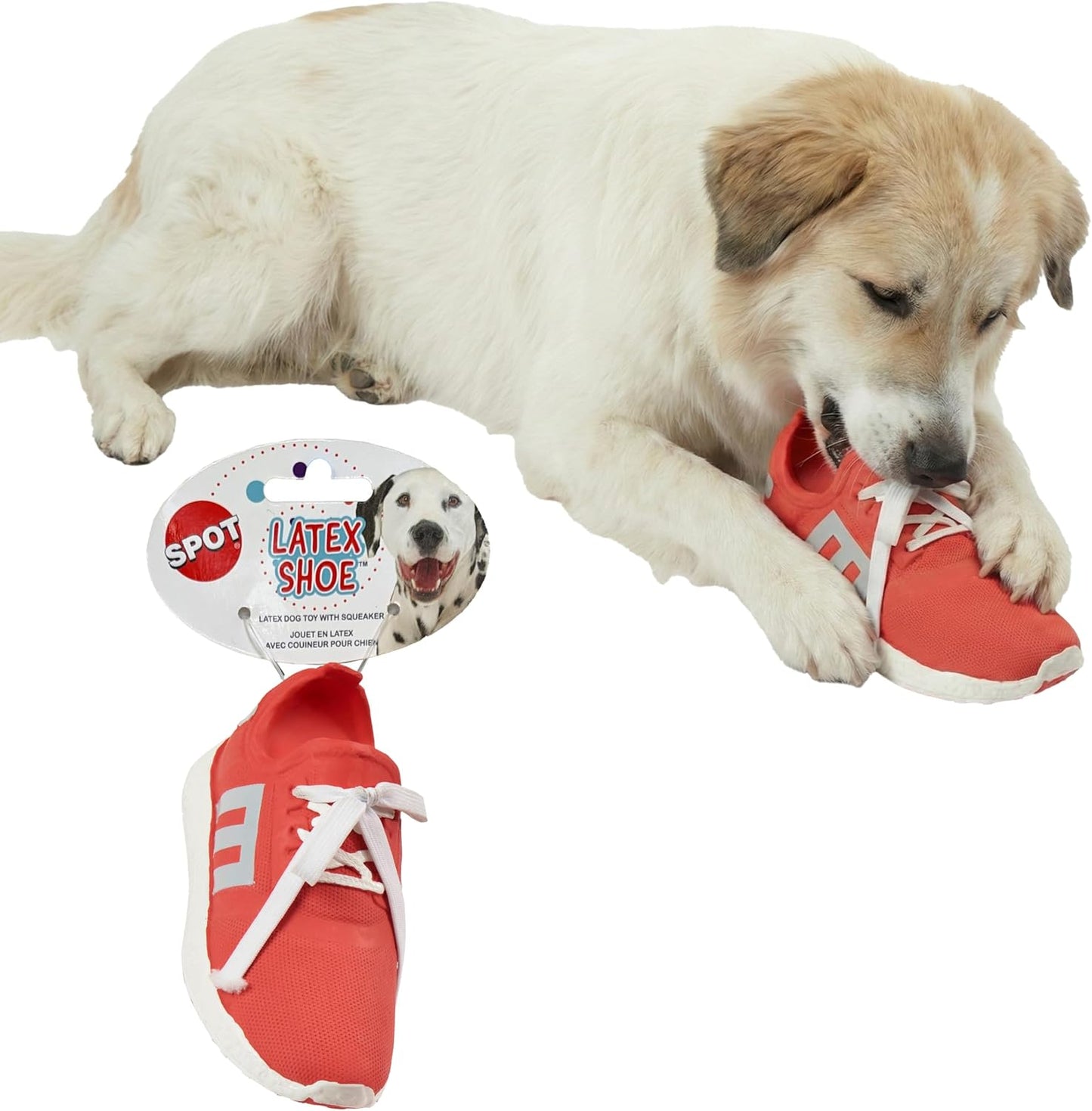 Ethical Spot Latex Shoes with String Laces - One Toy-  Assorted Colors 9"