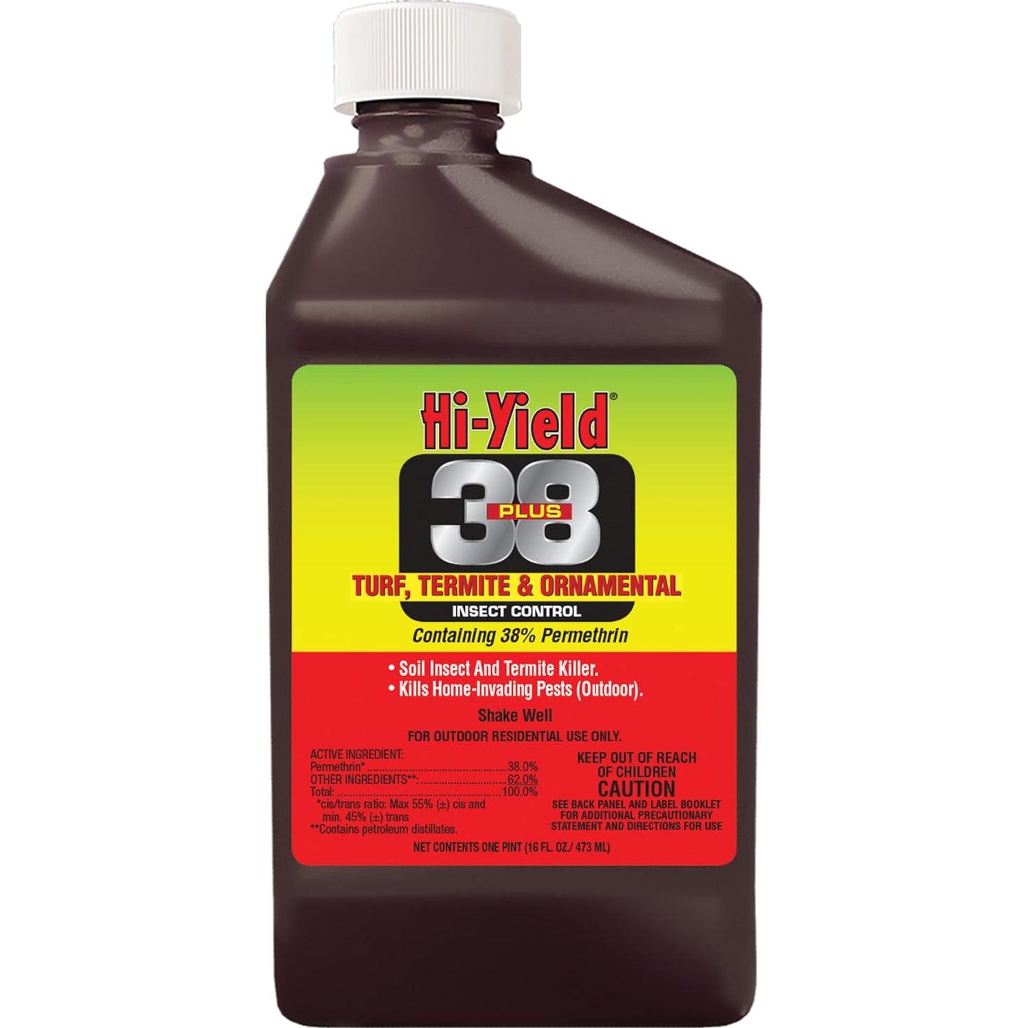 Hi-Yield 38 Plus Permethrin Turf Termite and Ornamental Insect Control -16 Oz.