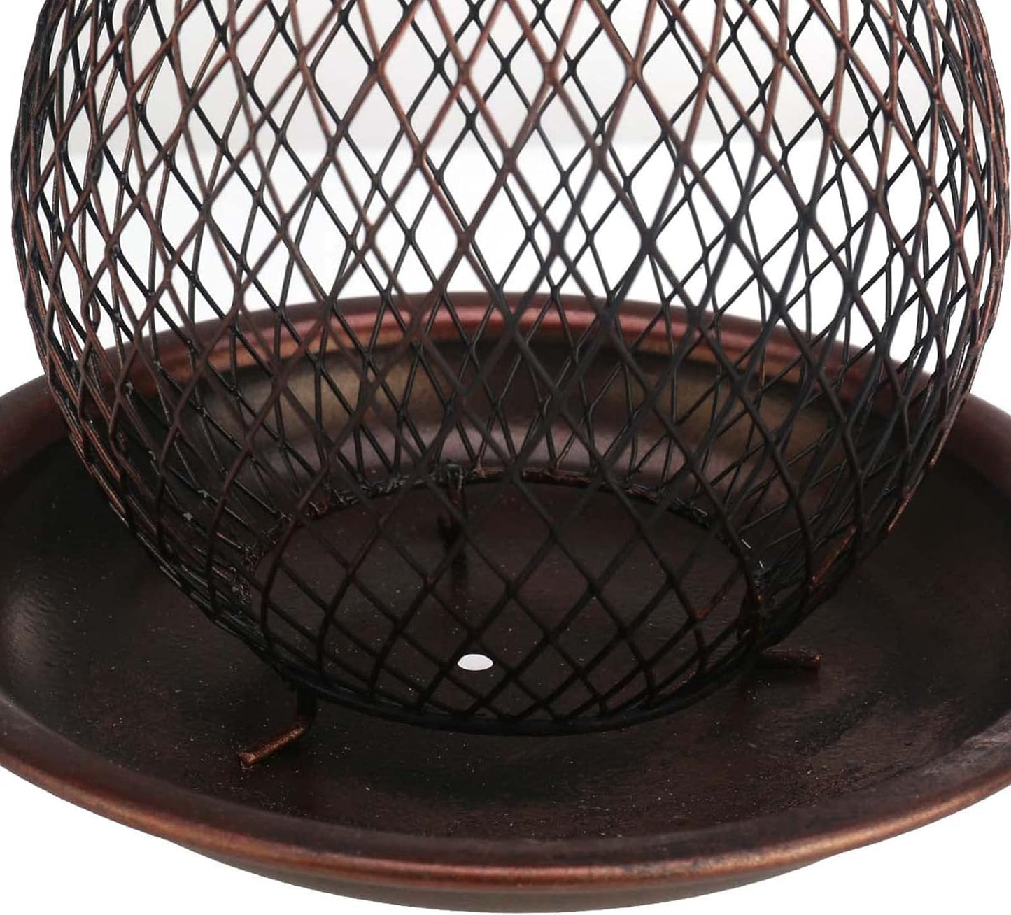 Heath Outdoor Products Cat Perching Metal Bird Feeder - Bronze