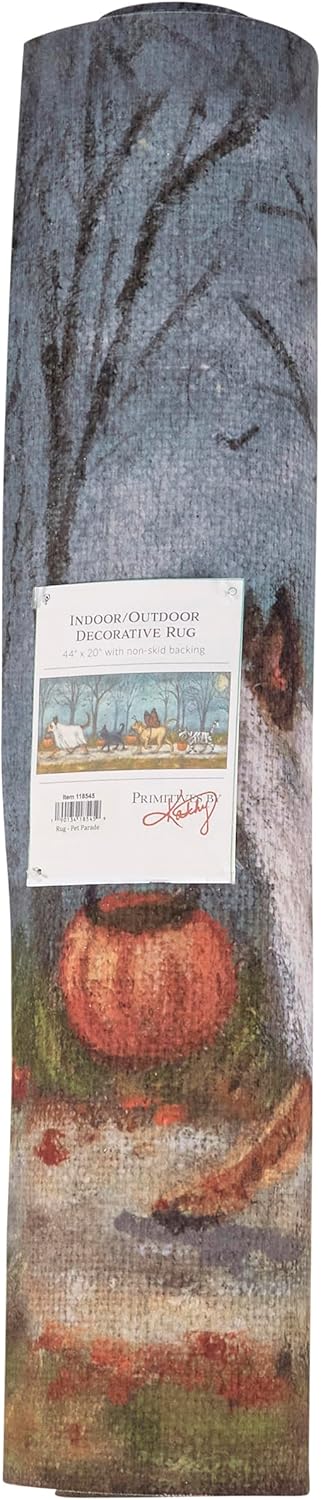 Primitives by Kathy Halloween Pet Parade Rug- Indoor/Outdoor