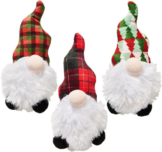 SPOT Holiday Christmas GNOME Catnip Cat Toys Assorted- ONE Toy - 4"