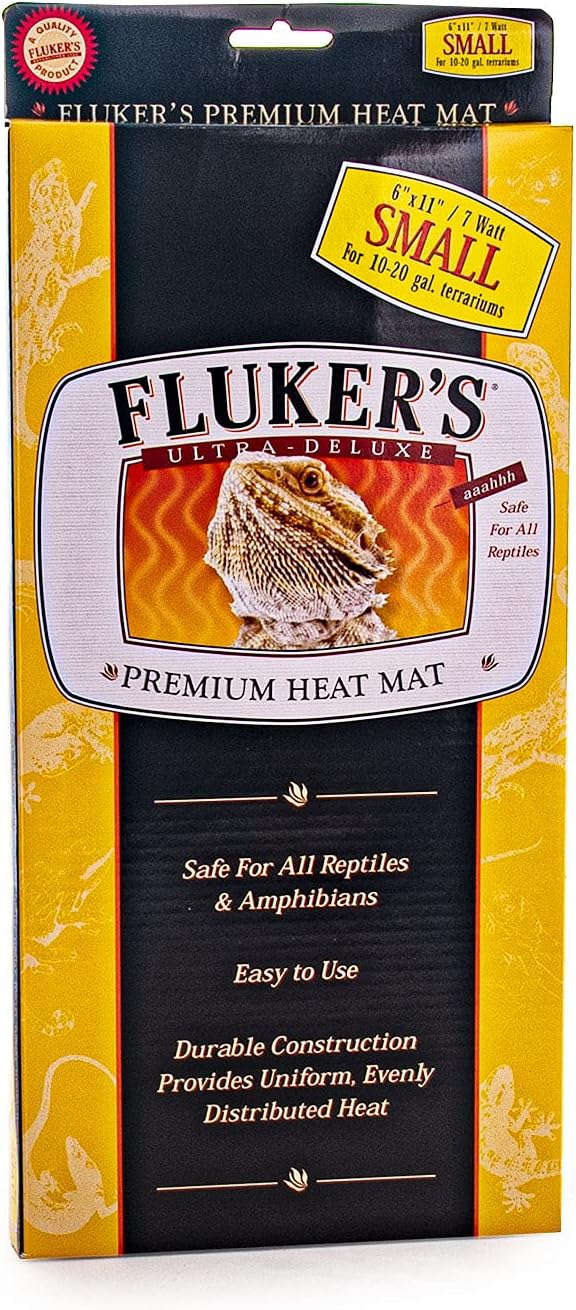 Flukers Premium Heat Mat for Reptiles and Amphibians- Small