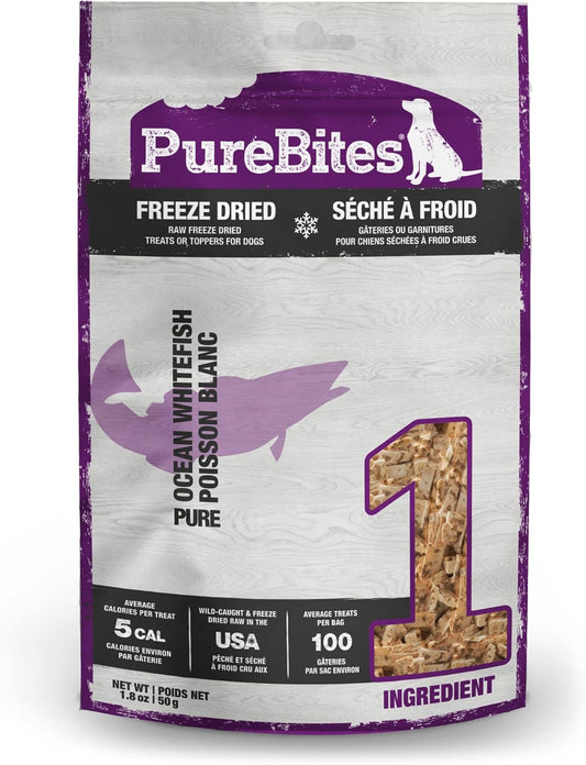 PureBites Ocean Whitefish Freeze-Dried Treats for Dogs - 1.8oz