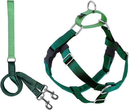 2 Hounds Design Freedom No Pull Dog Harness X-Large Kelly Green