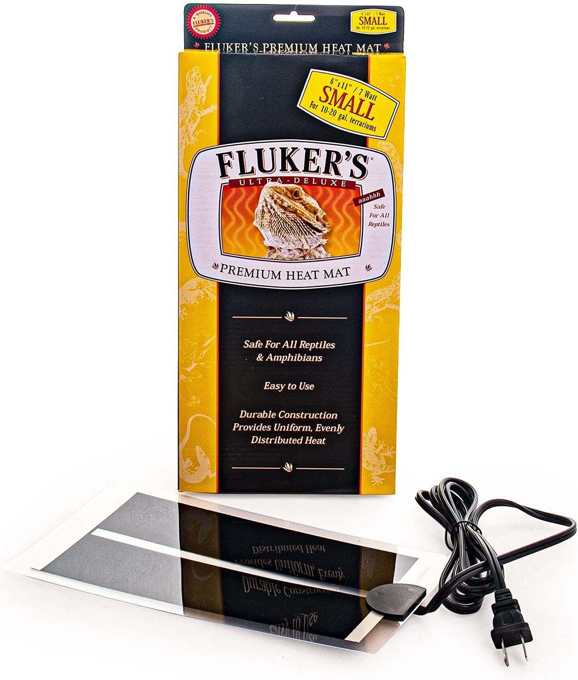 Flukers Premium Heat Mat for Reptiles and Amphibians- Small