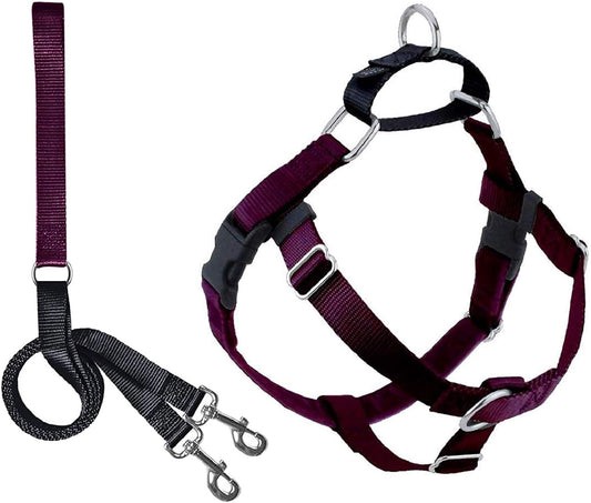 2 Hounds Design Freedom No Pull Dog Harness X-Large Burgundy