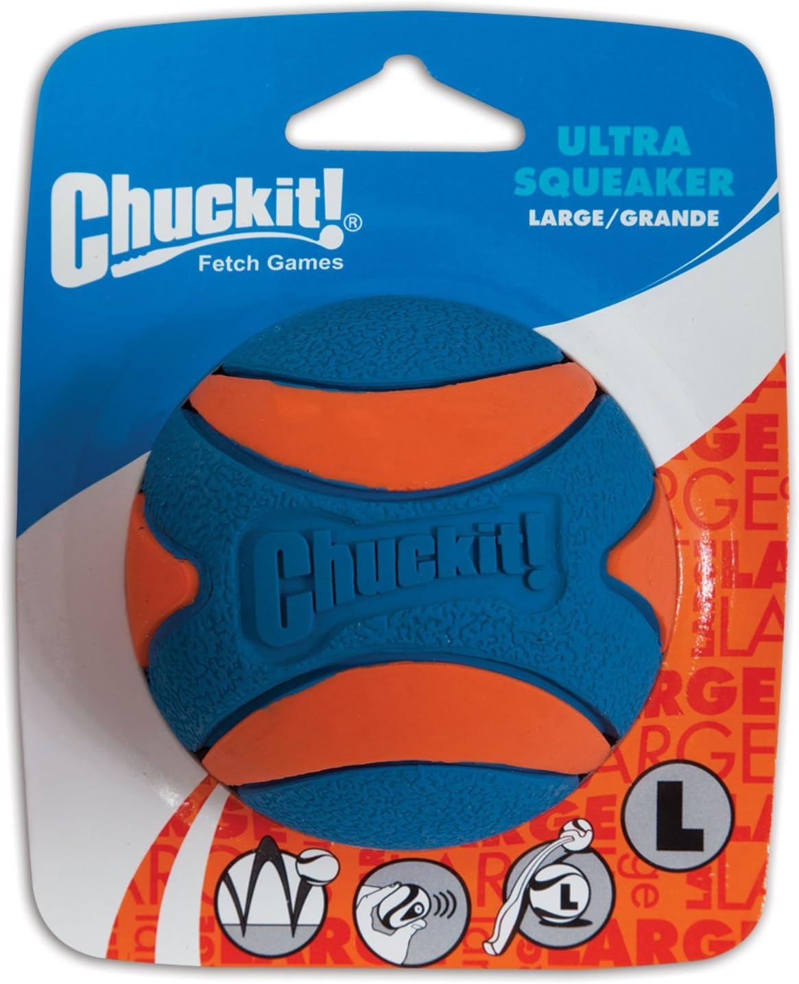 Chuckit Ultra Squeaker Ball Dog Toy- Large