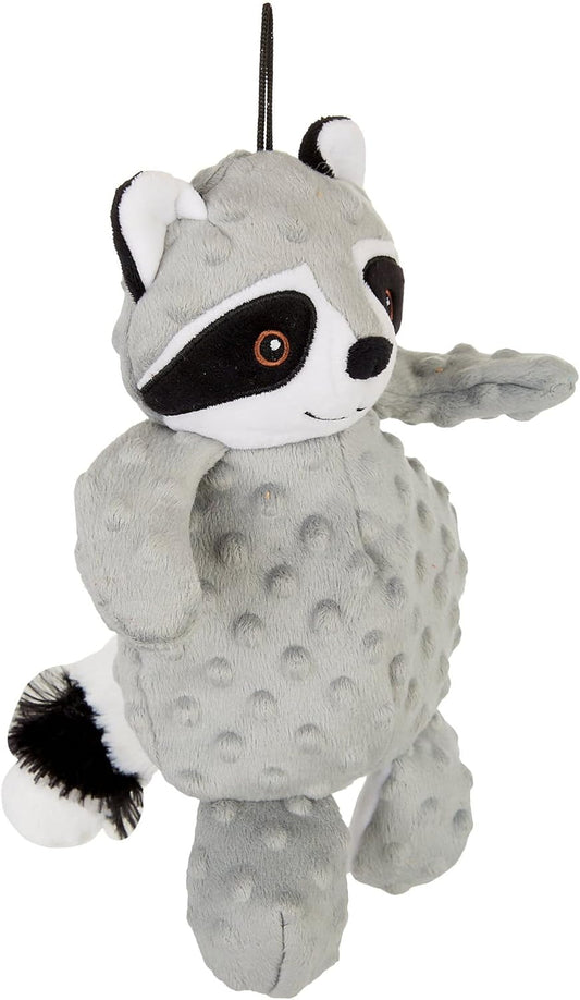 Petlou Dotty Friends Raccoon Plush Interactive Stuffed Dog Toy - 12"