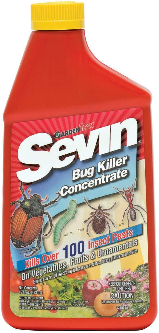 Sevin 100530122 GardenTech Insect Killer Concentrate, 16oz