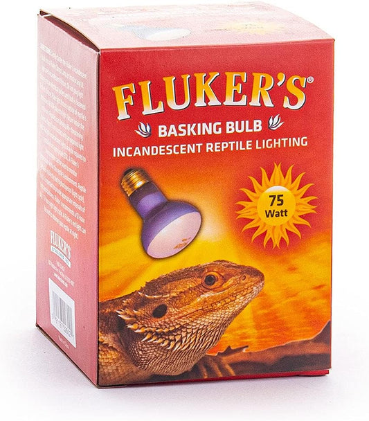 Flukers Basking Bulb Incandescent Reptile Light - 75 Watts