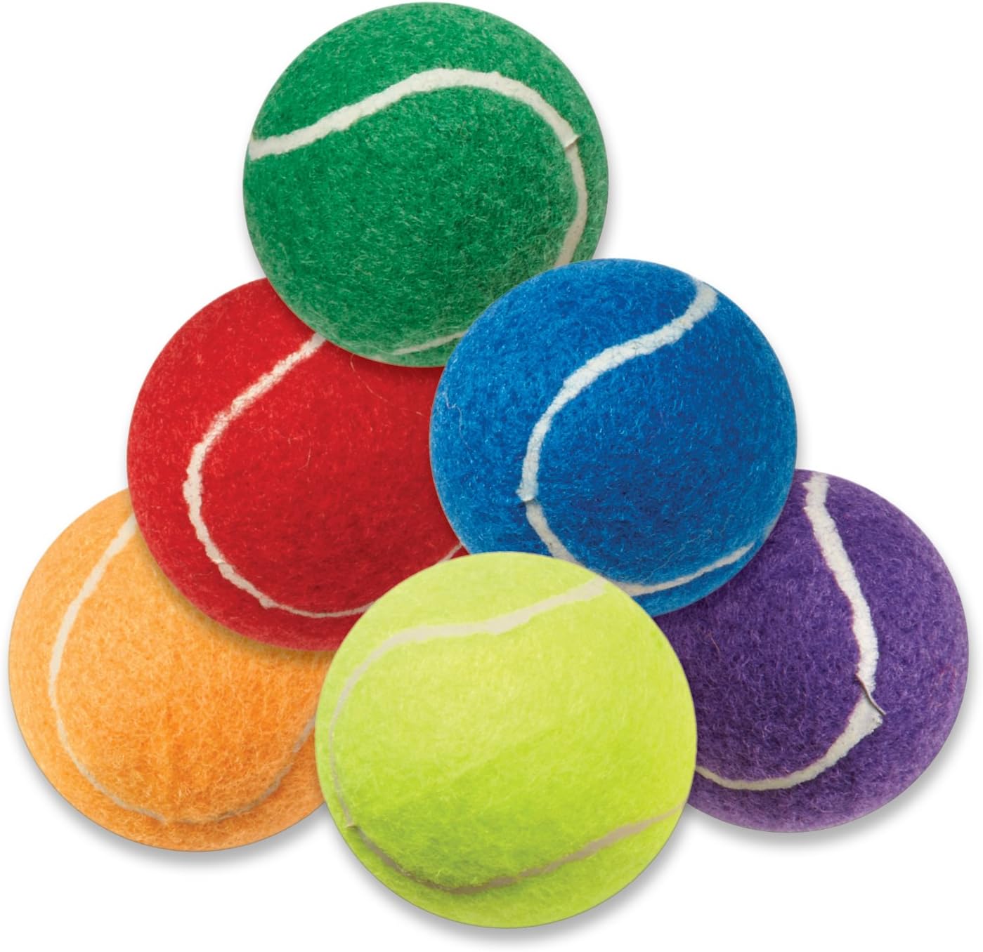 Zanies Mini Puppy Pride Tennis Balls for Dogs, 6-Packs