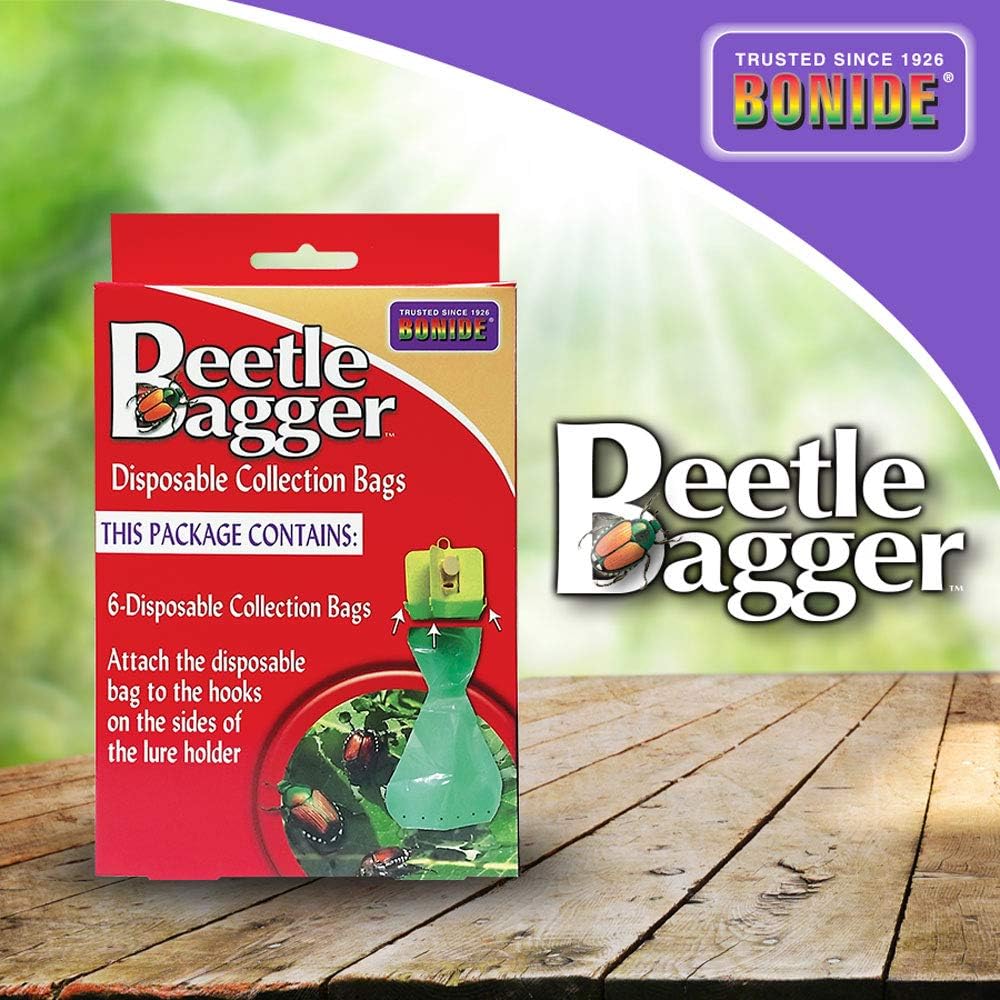 Bonide Japanese Beetle Bagger Trap Bag, Pack of 6